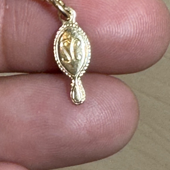 Sarah Coventry Vintage Gold Lariat Necklace with Amber-Tone Oval Pendant - Picture 2 of 8